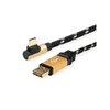 Secomp Roline Gold USB2.0 Reversibile type C - A, pod uglom 90, M/M 3.0m ( 6141 )