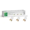 Green tech LED spot svetiljka gu10 x3 belo-zlatna ( biancolux-3l )