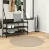 Tepih HUARTE kratkih vlakana meki i perivi O100 cm boja pijeska