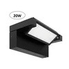LED spoljašnje zidno svetlo LED/36W/230V 3000/4000/6500K IP54 crno