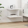 vidaXL Nočna omarica Bela 40 x 30 x 25 cm Konstruiran les