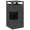 Kamin Crna 50 x 50 x 100 cm Čelik otporan na vremenske uvjete