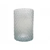 eoshop DIAMANTNA vaza CILINDER, ročna izdelava proizvodnja stekla d15x30cm