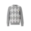 Lyle & Scott Pulover svetlo siva/bela