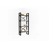 Hanah Home Alaro Modern Polica za knjige 66x150x32cm, Crna