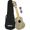 Cascha HH 2315 Bamboo Soprano ukulele Graphite
