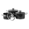 Vintage Cuisine 3-delni set loncev iz nerjavečega jekla