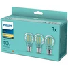 Philips Paket 3 LED E27 Normal Clear 40W 470lm