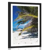 Plakat s paspartujem lepote plaža Anse Source - 30x45 no frame