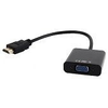 GEMBIRD - VIDEO Adapter HDMI to VGA HD15, M/F + Audio on Cable, Black