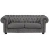Landscape CHESTERFIELD ZOFA, siva tekstil