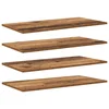 Vidaxl Polica za knjige 4 szt. Rjava 80 x 40 x 1,5 cm Konstruiran les
