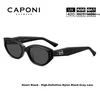Caponi Unisex naočare za sunce, Crne