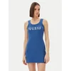 Guess Vsakodnevna obleka V5GK06 K8RT2 Modra Slim Fit