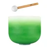 SELA Kristalna pojoča posoda Singing Bowl Chakra 11 - Green, Heart, F (432 Hz)
