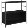 Polica Crni hrast 80 x 30 x 78.5 cm Konstruirano drvo
