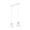 Luster na sajli NICO 2xE27/60W/230V bela