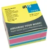 Blok samoljepljiv kocka 75x75mm 450L Brilliant Global Notes 5654-51 sortirano