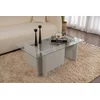 HANAH HOME Sto za dnevnu sobu Vetrino Grey