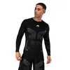 Venum Training Camp 4.0 Rashguard Long Sleeves Shirt, Black/Neon Green - S