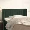 Vidaxl vidaXL Vzglavje s krilci temno zeleno 83x16x78/88 cm žamet