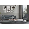 Atelier del Sofa Trosed na razvlačenje Cofi 90x80x222cm Svetlosivi