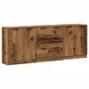 Komoda 3 kom staro drvo 60x30x70 cm konstruirano drvo