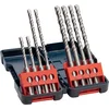 8-delni komplet udarnih svedrov SDS plus-3, Tough Box, 6–10 mm