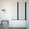 Paravan za kadu Titan II 114x140 dvodelni