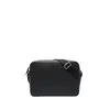 LACOSTE Torba za čez ramo Lacoste Sac a bandouliere Chantaco en cuir Noir črna