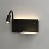 LED zidno svetlo SHELF LED/4W+LED/5W+LED/2W/230V crno
