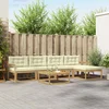 Set vanjskih sofa 6 pcs Bijela i krem 79 x 79 x 37 cm Poliester