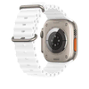 shumee PAŠEK ZA URO APPLE WATCH 1/2/3/4/5/6/7/8/9/10/SE 42/44/45 BEL SILIKON