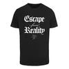 Mister Tee Majica Escape From Reality črna/bela