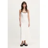 Lanena obleka Hollister Co.