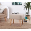 Atelier del Sofa Tabure 50x43x42cm, Krem