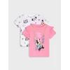 Sinsay - Pamuk majice sa printom 2 pack Minnie and Figaro - roze