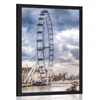 Plakat edinstveni Londona in reke Temza - 60x90 silver