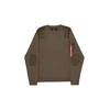 ALPHA INDUSTRIES Majica oliva/živo rdeča