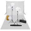 Fotografska oprema: svjetla, kišobrani, pozadina i reflektori