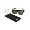 Zakynthos Sunglasses with Chain - Black