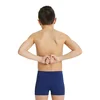 Boys swimsuit arena solid short junior navy/white 152cm