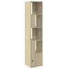 Regal za knjige boja hrasta 40x36x189 cm od konstruiranog drva
