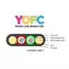 LanPlus YOFC Optički kabl 24FO 2km outdoor FTTx, Flat Drop, G652D, FRP, HDPE, loose tube ( 6228 )