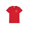 TOMMY HILFIGER Majica OUTLINE  rdeča / bela