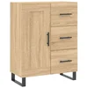 Vidaxl Komoda sonoma hrast 69,5x34x90 cm inženirski les