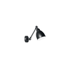 Ideal Lux - Zidna lampa 1xE27/42W/230V crna