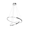 LED luster na sajli HOOP LED/51W/230V prečnik 60 cm 4000K sjajni hrom