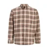 JACK & JONES Srajca JJEField bež / čokolada / črna / bela