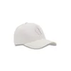 Bombažna bejzbolska kapa Armani Exchange bela barva, XW000957 AF13846